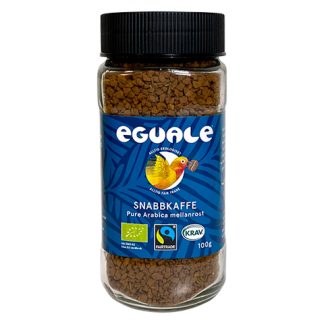 Ekologiskt Fairtrade-snabbkaffe från Eguale